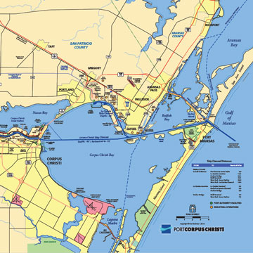 Map Of Corpus Christi Texas Maps « Port of Corpus Christi